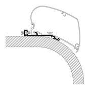 Thule Adapter til Hymer serie 6200/9200. Længde 4,00 meter.