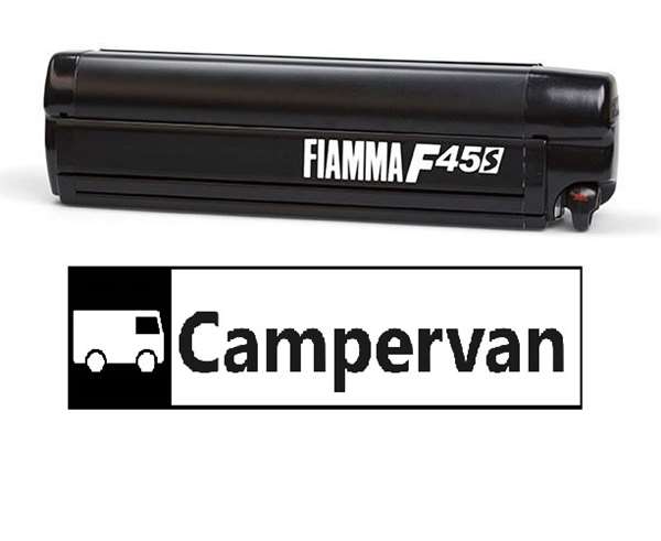 260 Markise "Fiamma F45Ti - sort boks - VW T5 - T6 - Multivan - Transporter