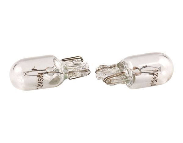 Halogenpære 12V/5 W "Pakke med 2 stk."