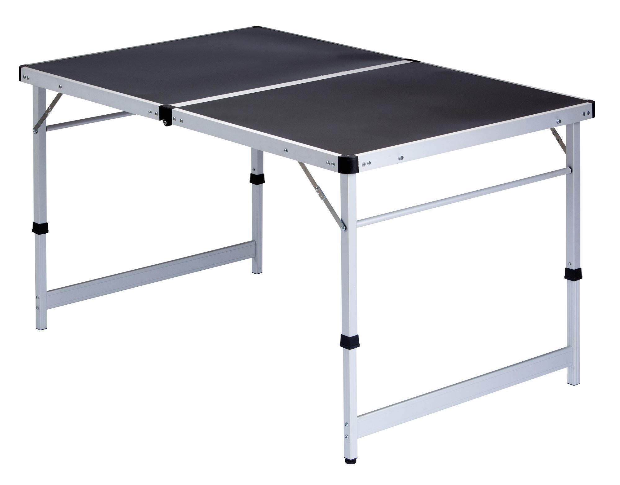 Isabella folde bord 120 x 80 cm * Materiale: Aluminium * Vægt: 7,1 kg * Belastning 30 kg * Mål i taske: 60 x 80 x cm