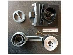 Dørlås Knaus / Wilk Venstre Indv. Komplet sort.