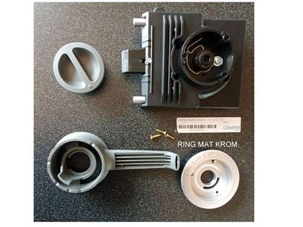 Dørlås Knaus / Wilk Venstre Indv. Komplet sort.