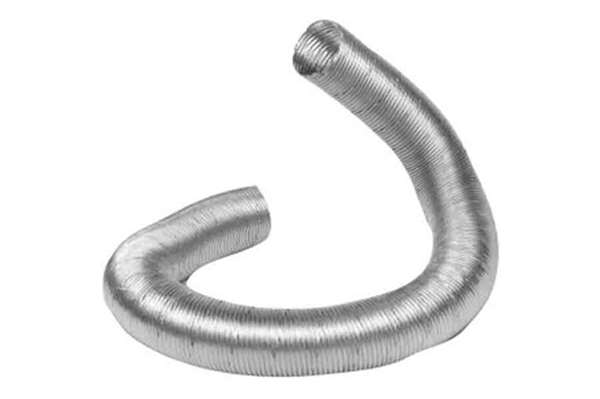 Fleksibelt aftræksrør til skorstenssæt for køleskab