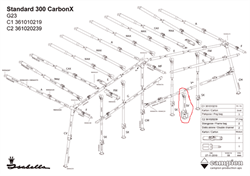 CarbonX SV-stang 300