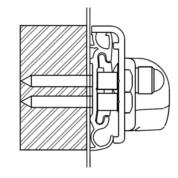 Cykelholder Thule adapter til Dethleffs Carado Sunlight.