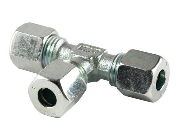 Union "Stål" 8 x 8 mm T-stykke