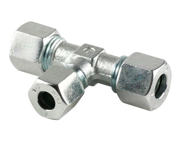 Union "Stål" 10 x 10 x 10 mm T-stykke