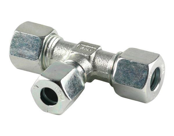 Union "Stål" 10 x 10 x 8 mm T-stykke