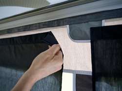 Gardinsæt til Van Front og Van Side