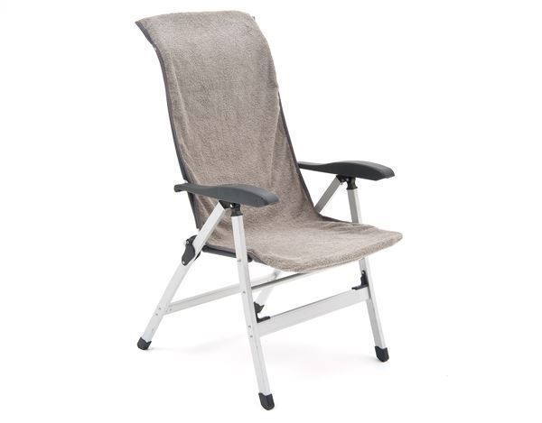 håndklæde til stol lysgrå